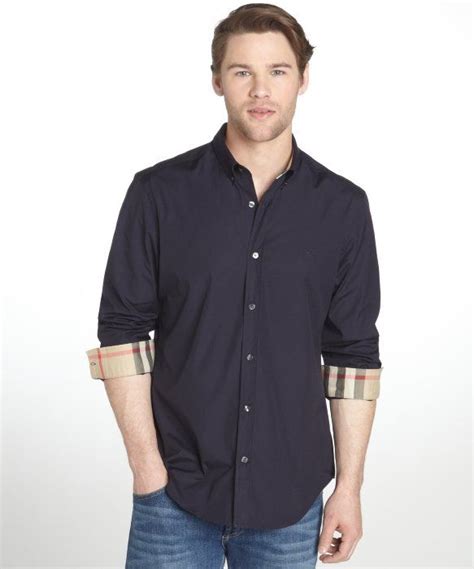 burberry career button down shirt|burberry long sleeve button up.